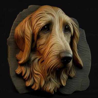 3D model English Raccoon Hound dog (STL)